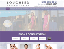 Tablet Screenshot of lougheedlaser.com